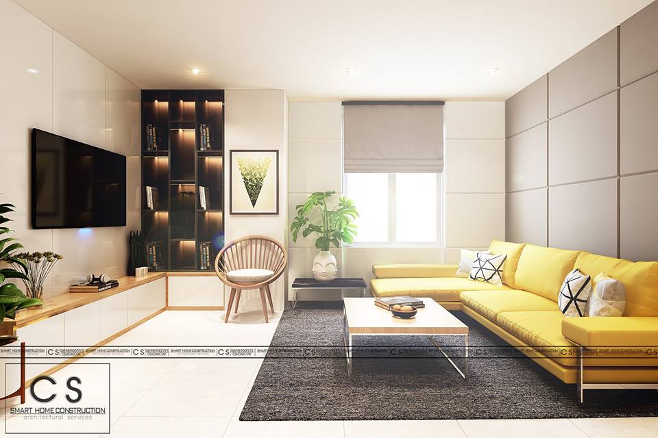 Thiết kế nội thất căn hộ Chị Oanh