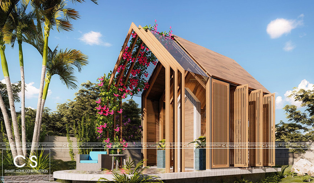 Thiết kế nhà gỗ bungalow homestay farmstay