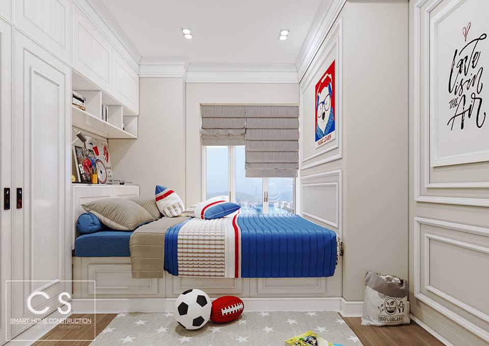 Mẫu Thiết kế phòng ngủ đẹp này dành cho trẻ nhỏ là thích hợp nhất